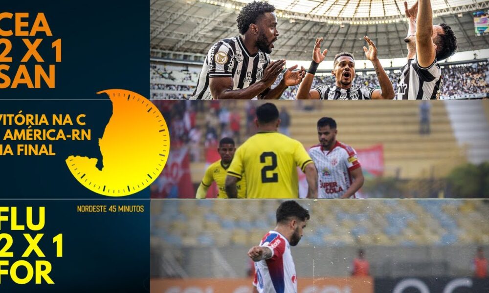 TELECAST CEARÁ 2 X 1 SANTOS FLUMINENSE 2 X 1 FORTALEZA NORDESTE