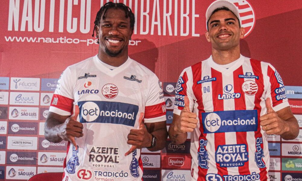 Náutico apresenta zagueiro Richardson e atacante Ribamar