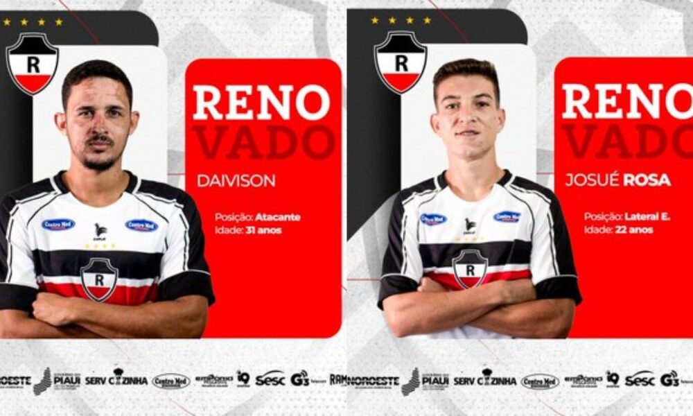 River Pi Renova Mais Dois Atletas Da Campanha Do T Tulo Do