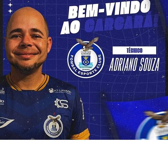 Estreante no Paraibano Pombal anuncia técnico Adriano Souza ex