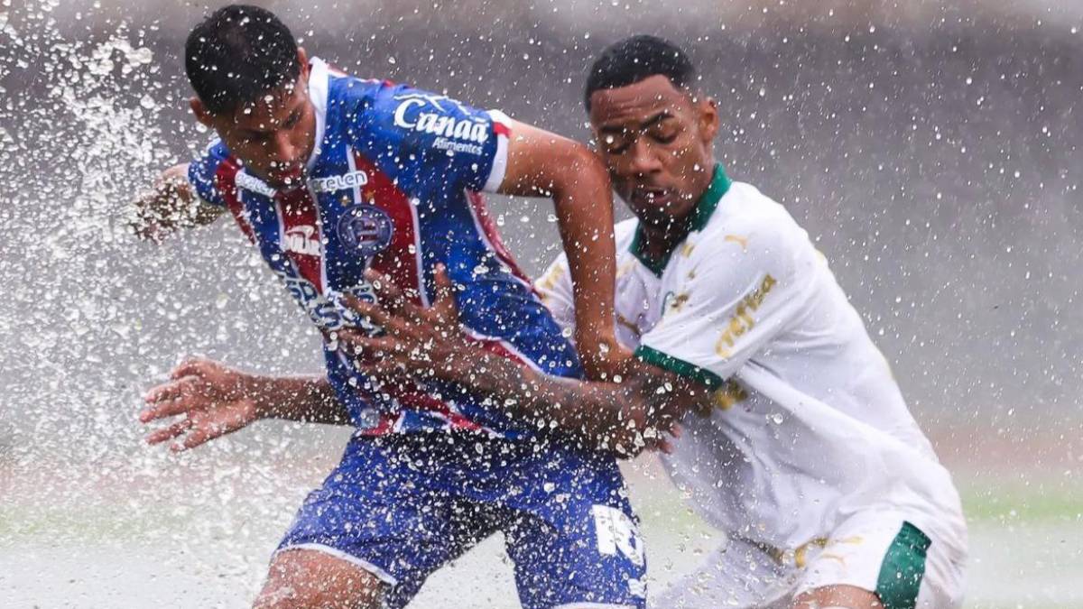 Bahia x Palmeiras pelo Brasileiro Sub 20 é adiado por conta das