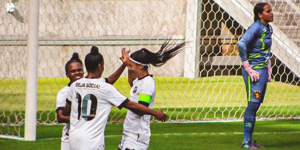 Ceará goleia o Sport no Recife pela ida das oitavas da Série A2 feminino