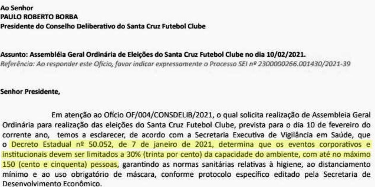 A partir de estimativa irreal, eleição do Santa é adiada novamente. Há alternativa? Há