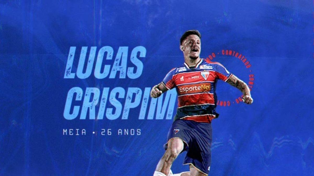 Fortaleza oficializa contratação do meia Lucas Crispim, ex-Guarani