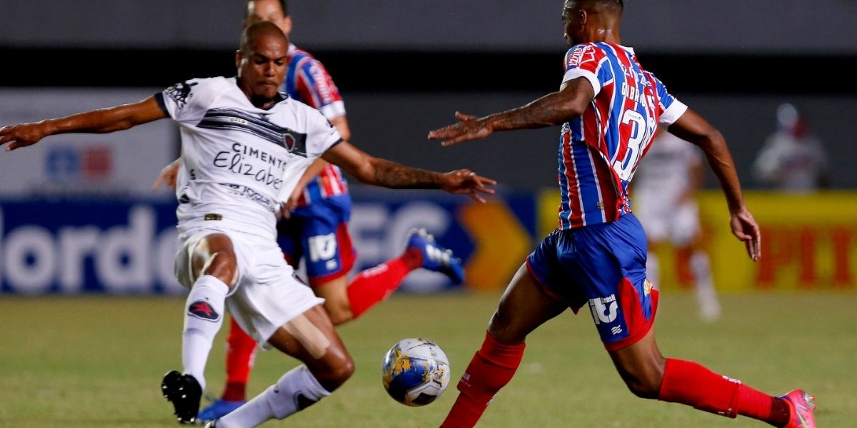 Vídeo: veja os gols do empate entre Bahia e Botafogo-PB em Pituaçu