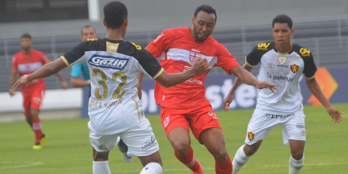 No Rei Pelé, CRB é superior e vence Sport pela Copa do Nordeste