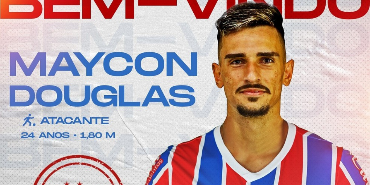 Maycon Douglas é regularizado no Bahia, mas não joga finais do NE