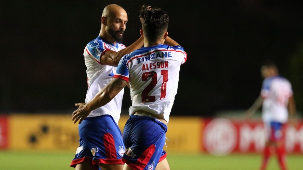 Vídeo: veja os gols da goleada do Bahia sobre o Guabirá, pela Sula