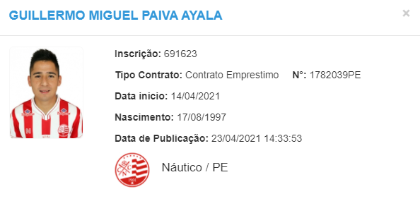 Paiva tem nome publicado no BID e fica à disposição do treinador 1 Posts