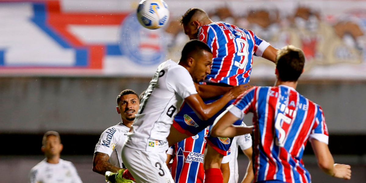 Vídeo: assista aos gols do triunfo do Bahia sobre o Santos, em Pituaçu