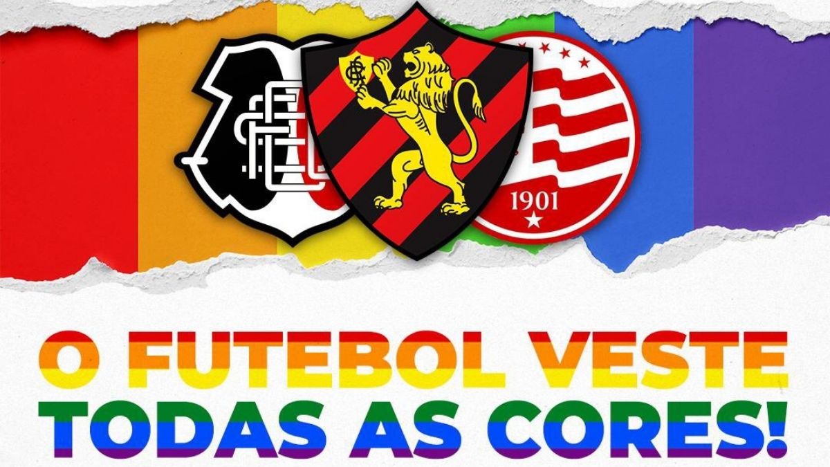 Trio de Ferro se une em mobilização contra a homofobia: ‘O futebol veste todas as cores’