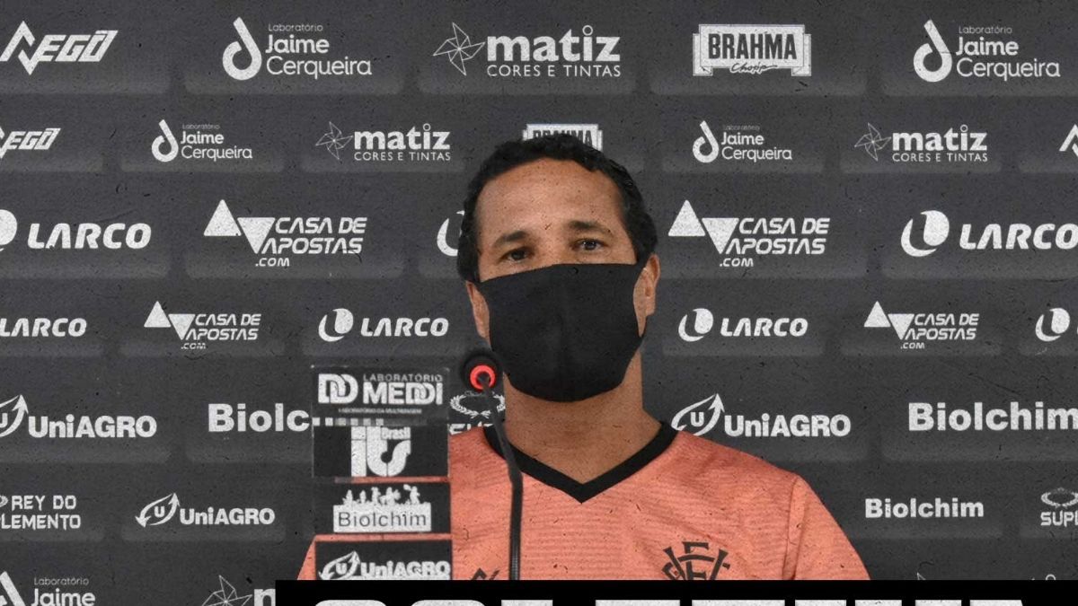 Com surto de Covid no Vitória, Chagas revela ter comandado time contra o Flu “não muito legal”