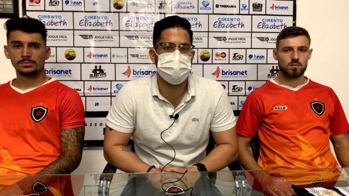 Botafogo-PB apresenta zagueiro Jan Pieter e atacante “Itagol” para sequência da Série C