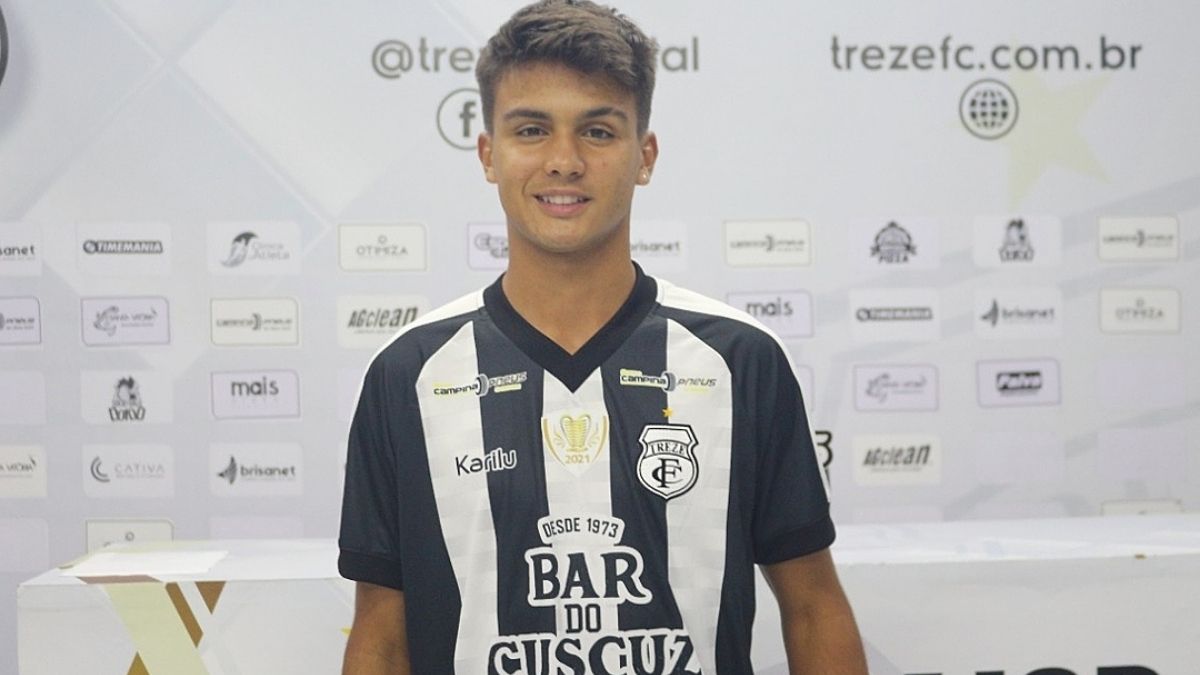 Treze contrata lateral Andrey, de 17 anos, filho de Thiago Tubarão