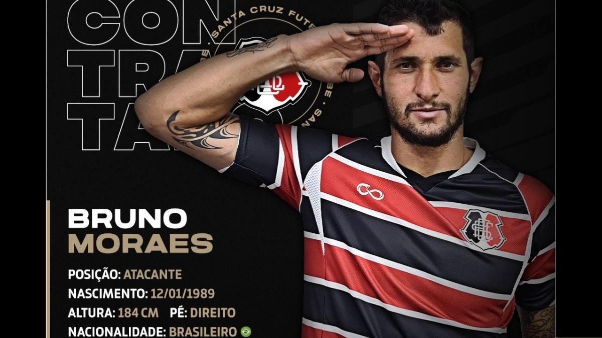 Após quase cinco anos, atacante Bruno Moraes está de volta ao Santa