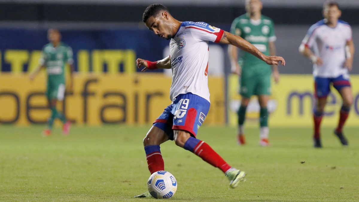 Matheus Bahia foi o autor do gol do triunfo do Tricolor contra o Juventude