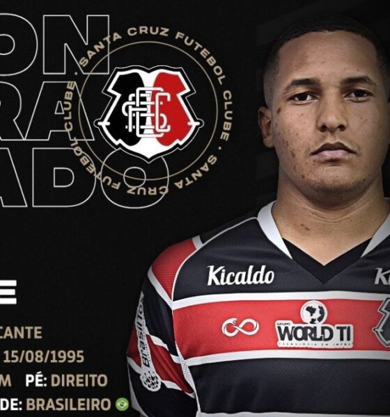 Rone, atacante do Santa Cruz, é regularizado
