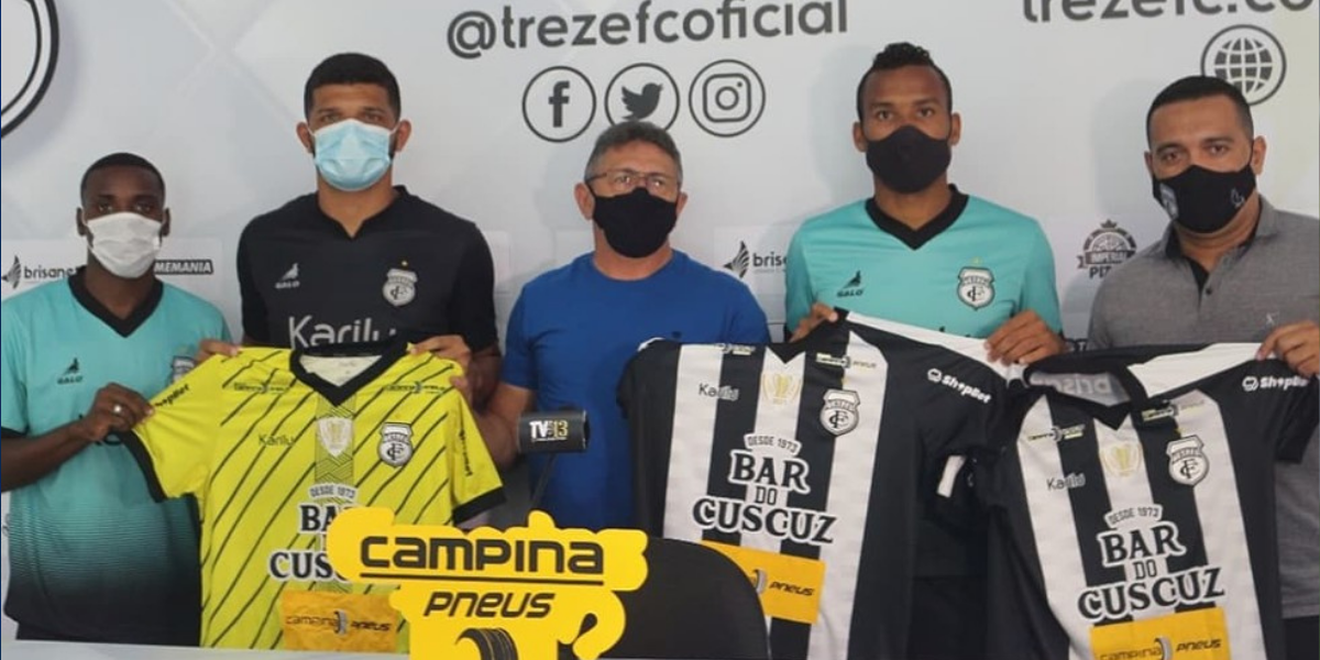 Treze apresenta trio de reforços de olho em jogos decisivos na Série D