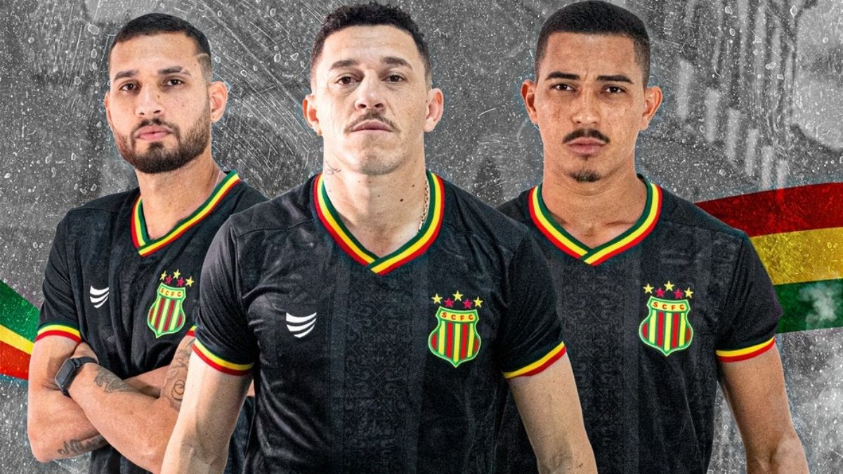 Sampaio Corrêa lança camisa preta, em homenagem às vítimas da Covid-19