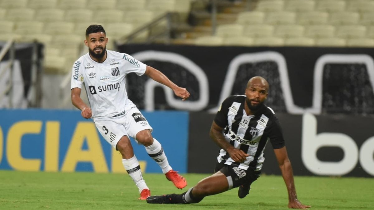 Moroso, Ceará apenas empata com o Santos e chega a seis jogos sem vencer na Série A