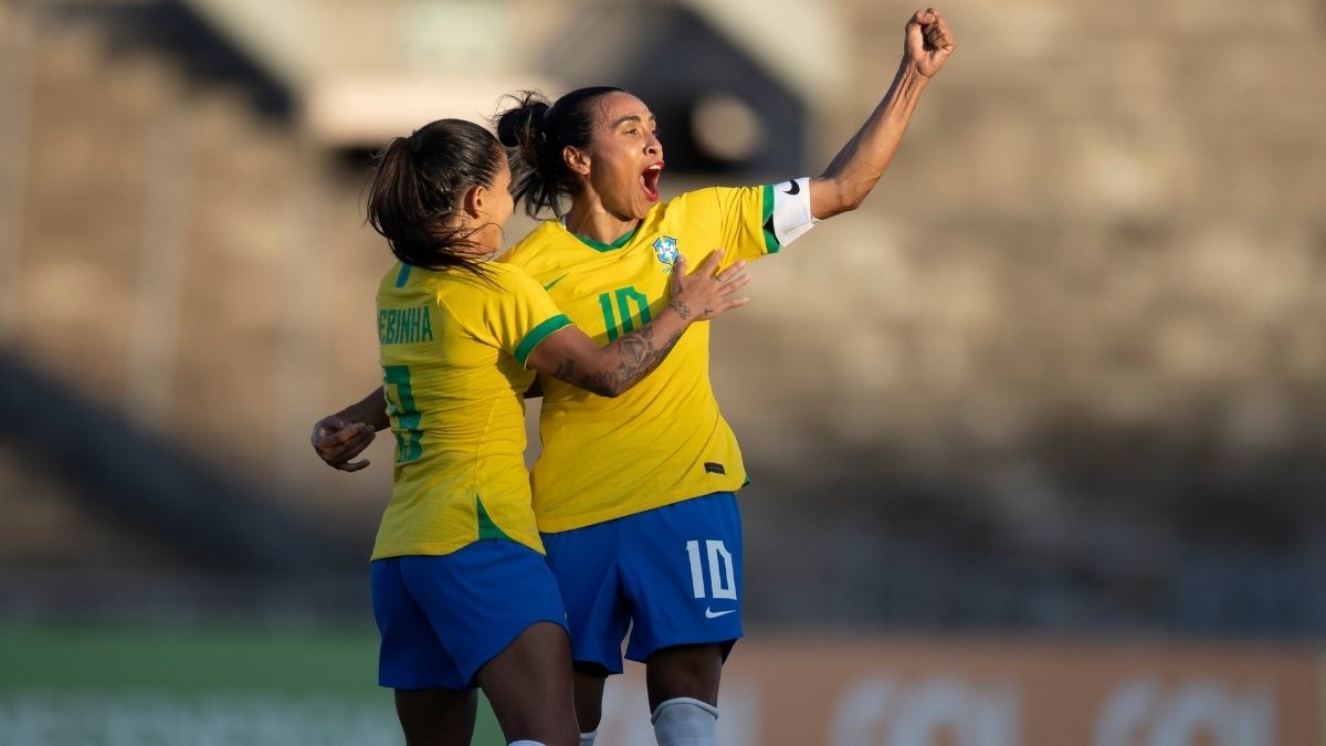 Em João Pessoa, seleção feminina faz jogo tranquilo e goleia Argentina em amistoso