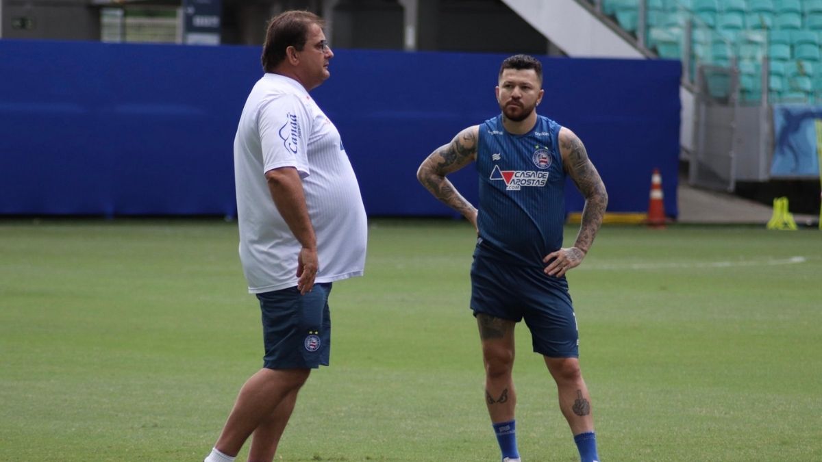 Com apenas um treino antes do jogo, Bahia terá desfalque contra Atlético-MG