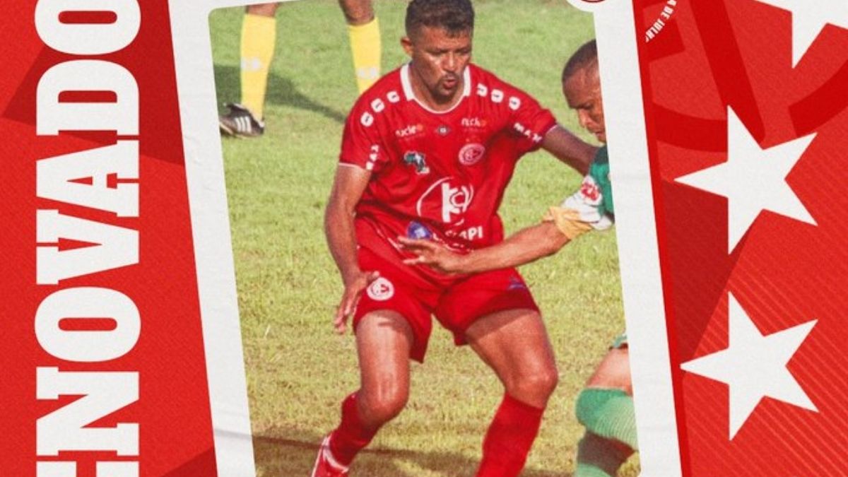 4 de Julho renova com lateral de 43 anos que vai para a 16ª temporada no clube