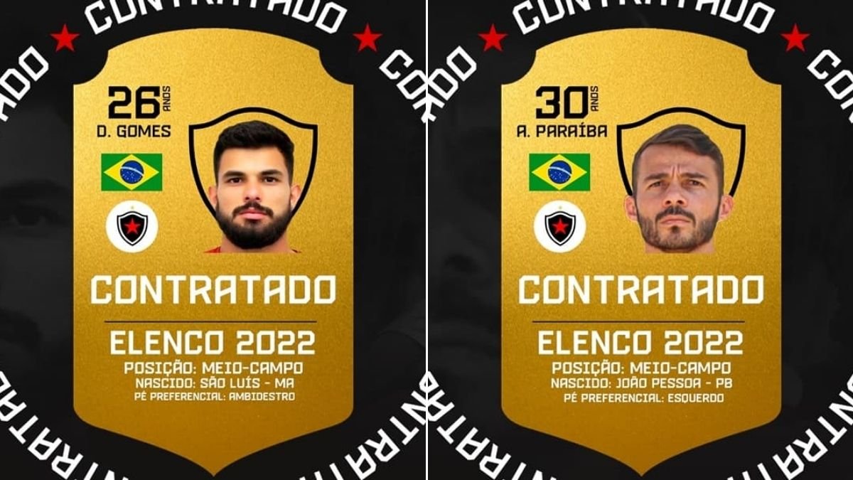 Reforços do Botafogo-PB, Diego Gomes e Anderson Paraíba