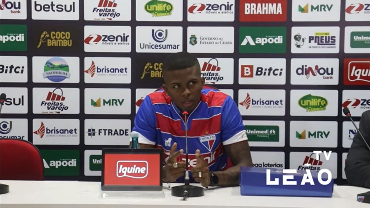 Fortaleza: Ceballos se diz adaptado a esquema de três zagueiros e vê Leão como desafio