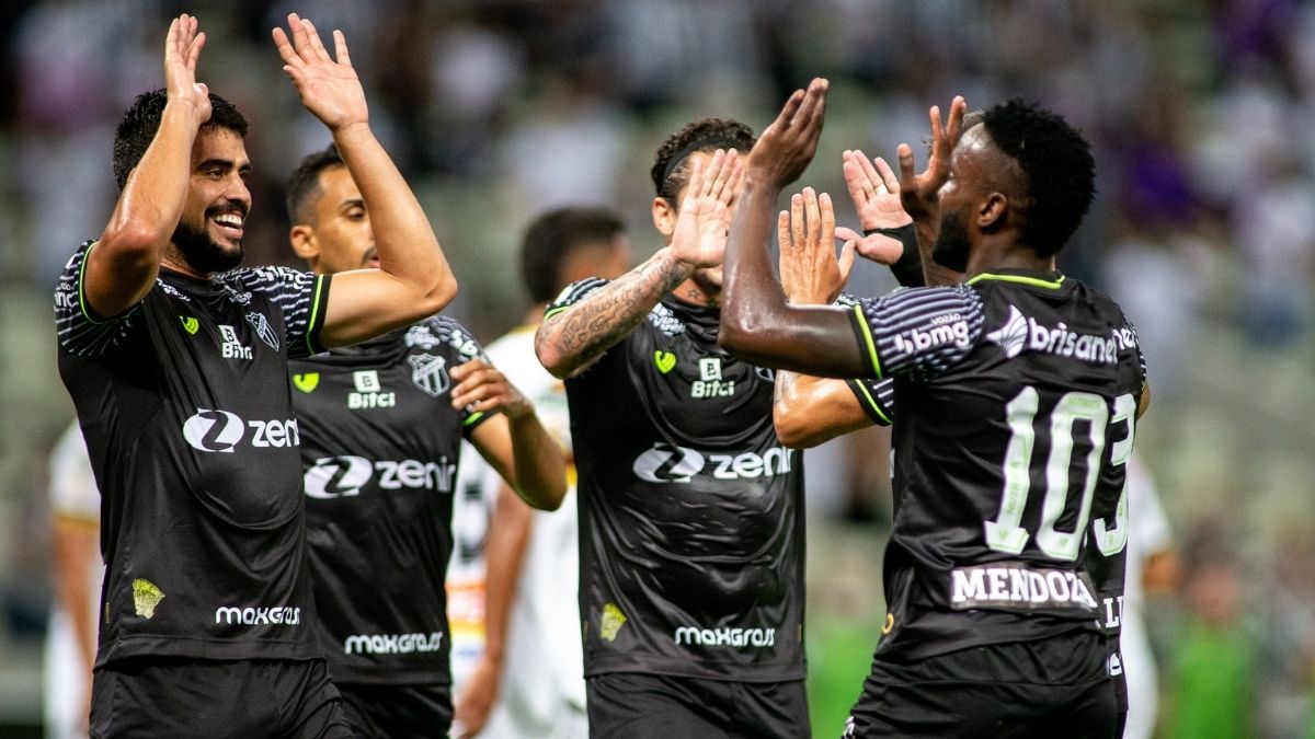 Com dois gols, Victor Luís e Vina brilham e Ceará goleia o Globo pela Copa do Nordeste