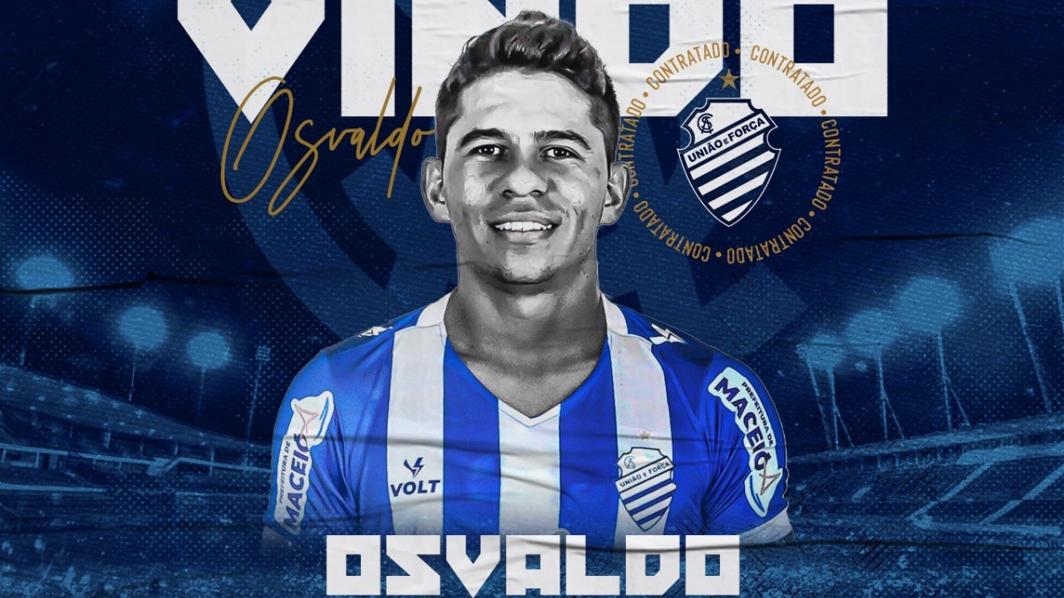 CSA assina com Osvaldo e anuncia contratação do atacante ex-Fortaleza