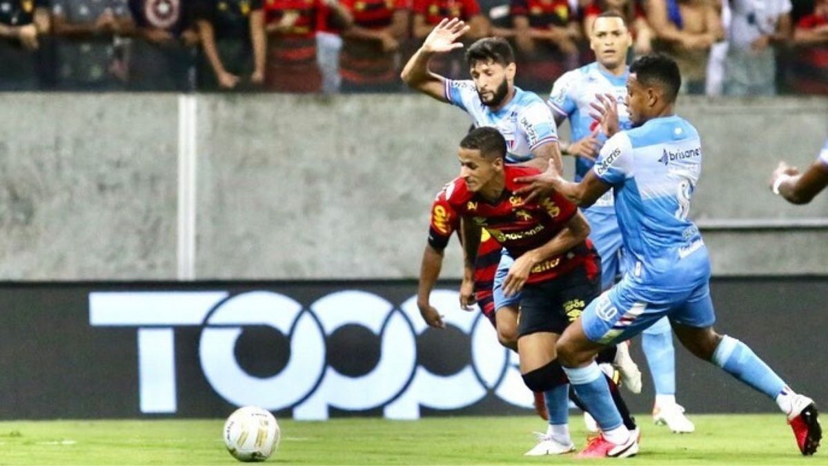Com gol no fim, Sport busca empate com o Fortaleza na ida da final do Nordestão