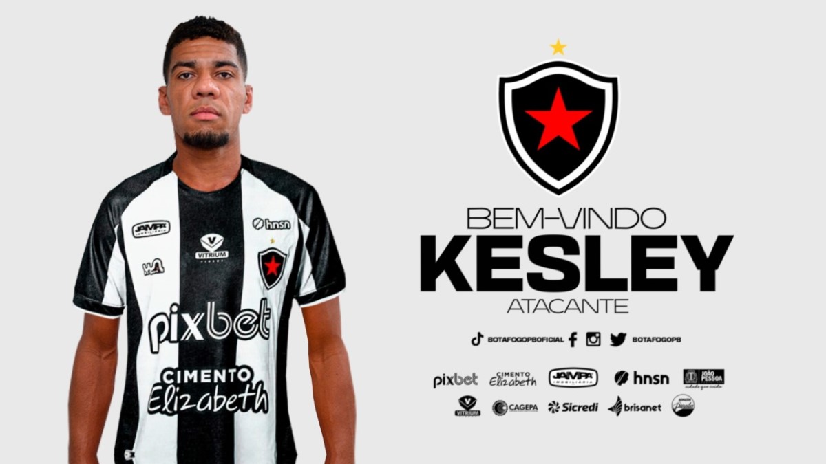 Botafogo-PB anuncia contratação do atacante Kesley, ex-Campinense e ABC