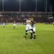 Xandy, do ASA de Arapiraca comemora gol sobre o CRB no Campeonato Alagoano