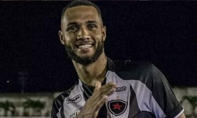Atacante Gustavo Coutinho, emprestado pelo Fortaleza ao Botafogo-PB