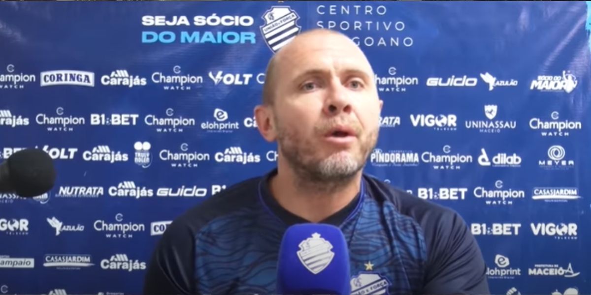 ‘Minha equipe é a melhor do campeonato’, diz Mozart após CSA ser terceiro no Alagoano