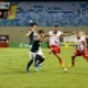 Lance do jogo entre Palmeiras e Juazeirense, pela Copa do Brasil