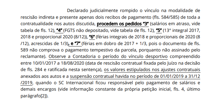 Justiça condena valor de R$ 12 milhões a ser pago pelo Sport em ação movida por Rithely 2 Posts