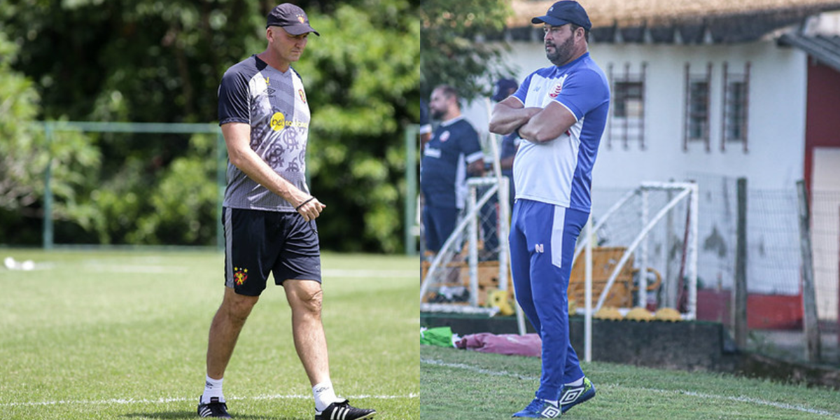 Técnicos de Náutico e Sport têm experiência no clássico; confira aproveitamento
