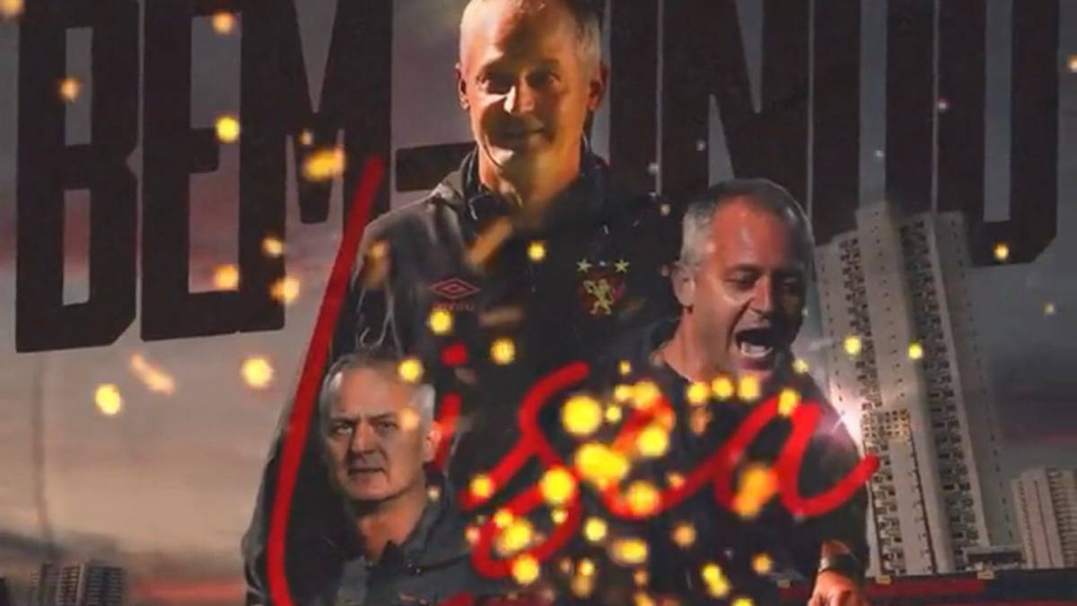 Com presença de Neto Baiano em vídeo, Sport oficializa contratação do técnico Lisca