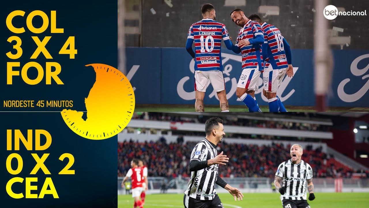 TELECAST – COLO-COLO 3 X 4 FORTALEZA | INDEPENDIENTE 0 X 2 CEARÁ – NORDESTE 45