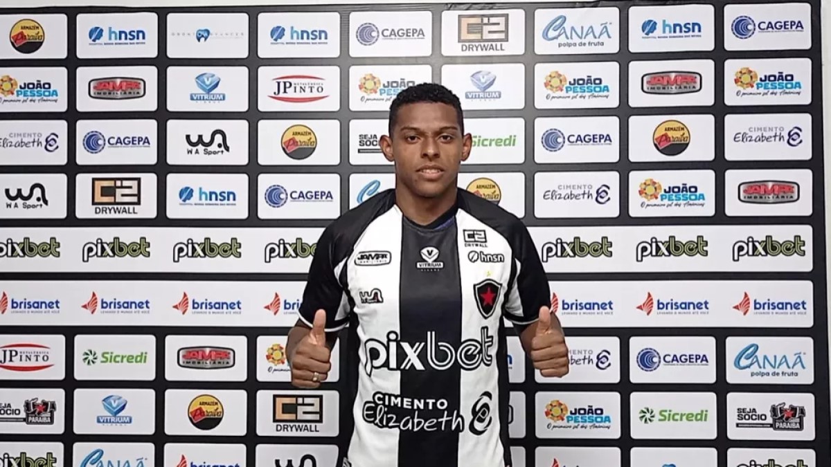 Marcelinho estreia pelo Botafogo-PB, é apresentado e ressalta confiança no acesso
