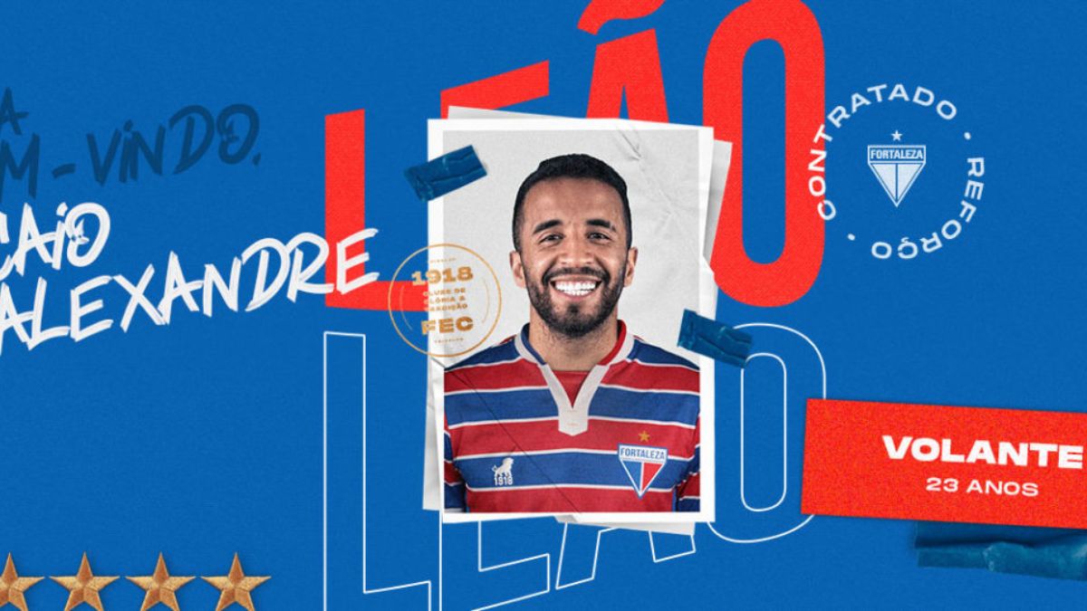 Fortaleza acerta a contratação do volante Caio Alexandre, ex-Botafogo 1 Caio Alexandre - Fortaleza