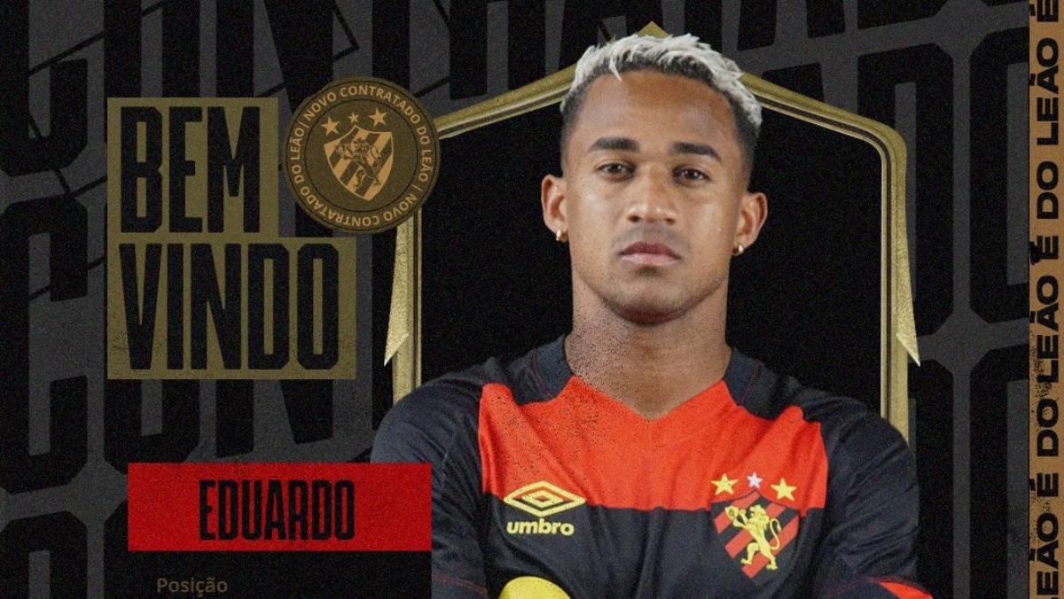 Após ter seu nome publicado no BID, Sport oficializa a contratação de Eduardo, ex-América-MG