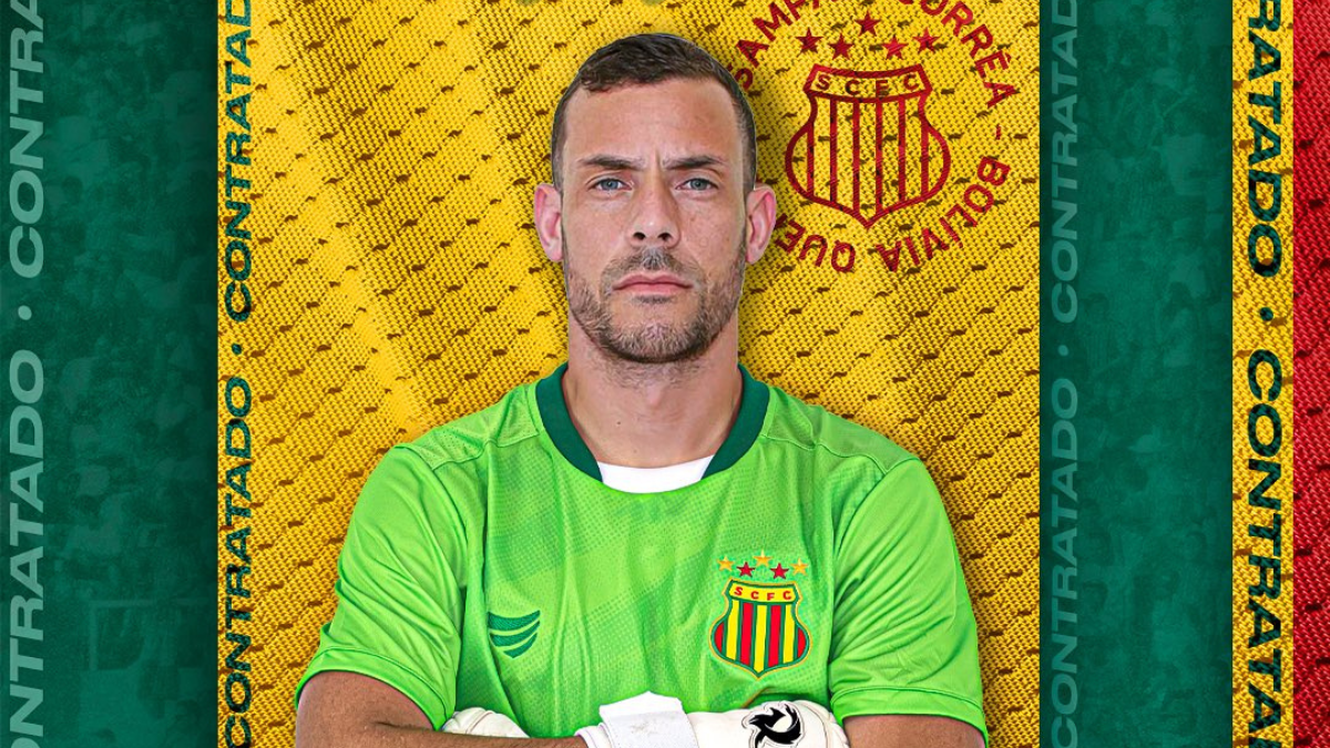 Flamengo pede e Sampaio devolve goleiro Gabriel Batista 2 Matheus Inácio, goleiro do Sampaio Corrêa - Divulgação SCFC