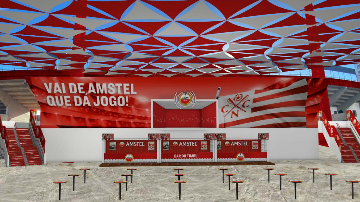 Com palco, bares e mesas fixas, Náutico vai revitalizar arquibancada central dos Aflitos