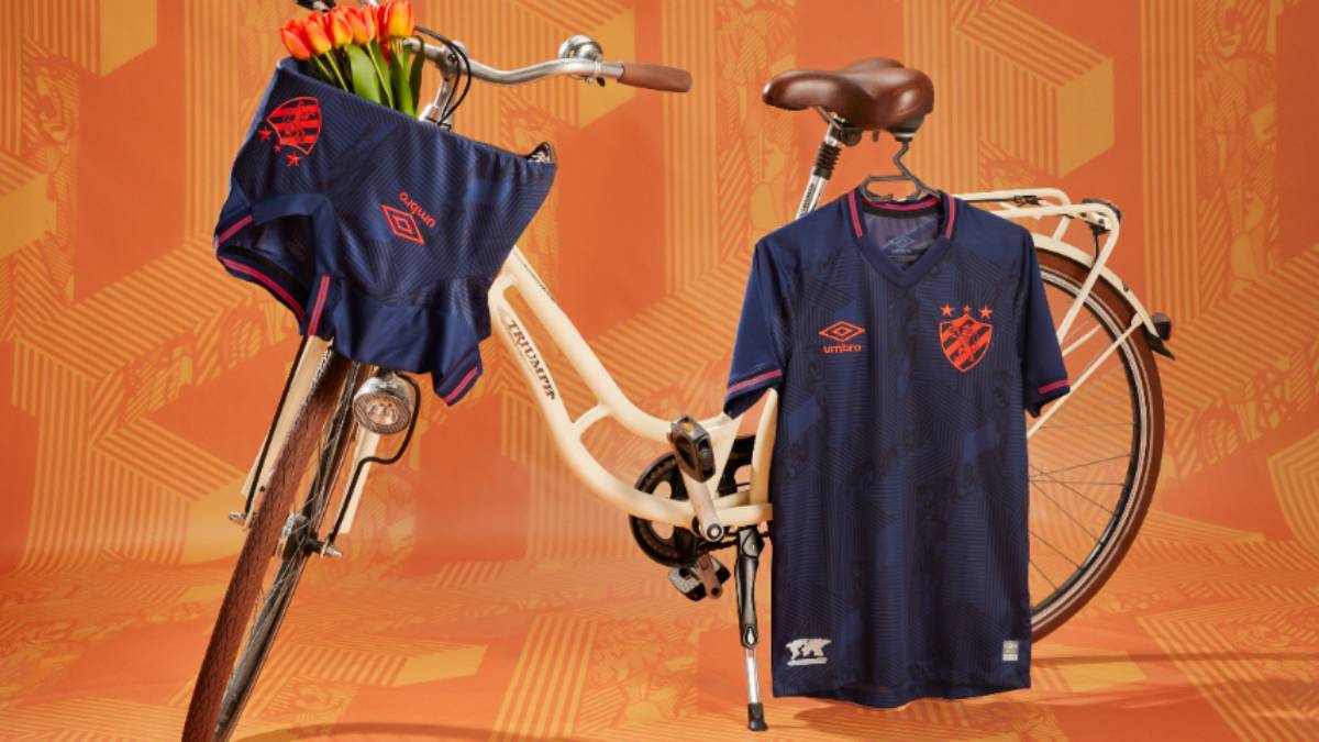 Fazendo referência a Holanda, Sport lança terceiro uniforme em parceria com a Umbro