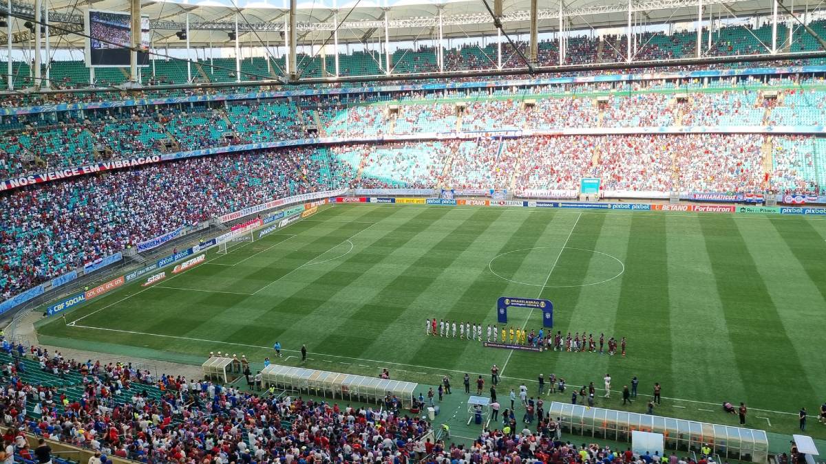 Torcedor sofre ataque cardíaco e morre durante Bahia e Brusque, na Arena Fonte Nova