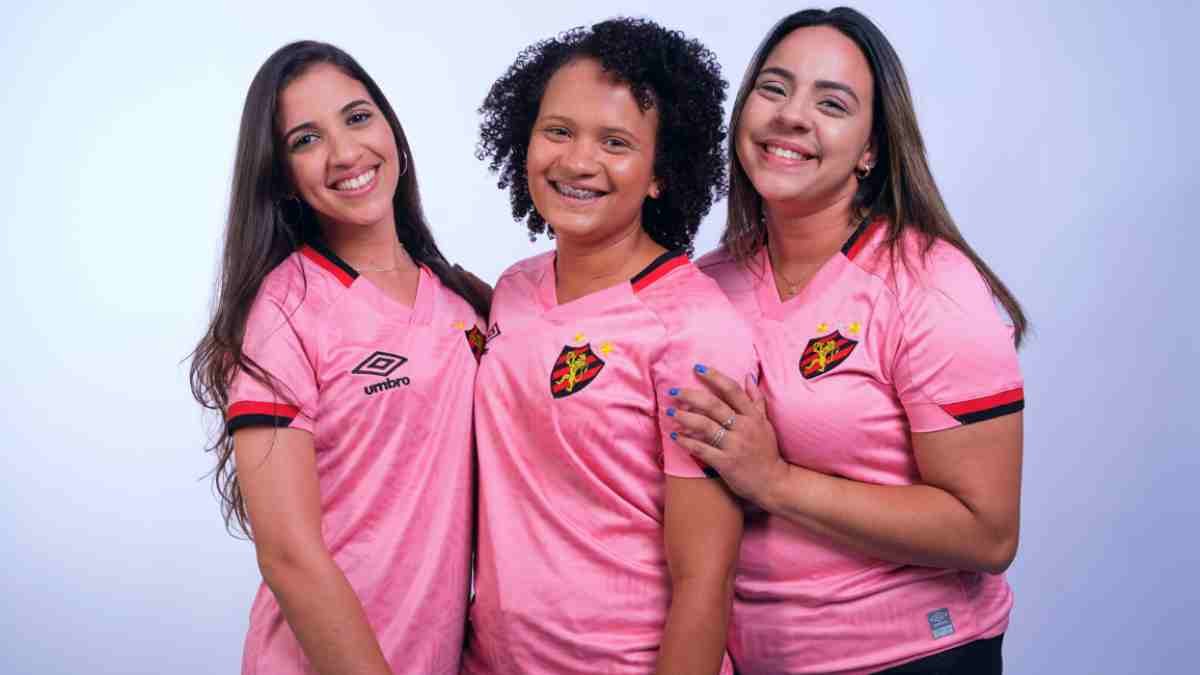 Outubro Rosa: pelo 3º ano consecutivo, Sport lança camisa como forma de conscientização ao câncer de mama