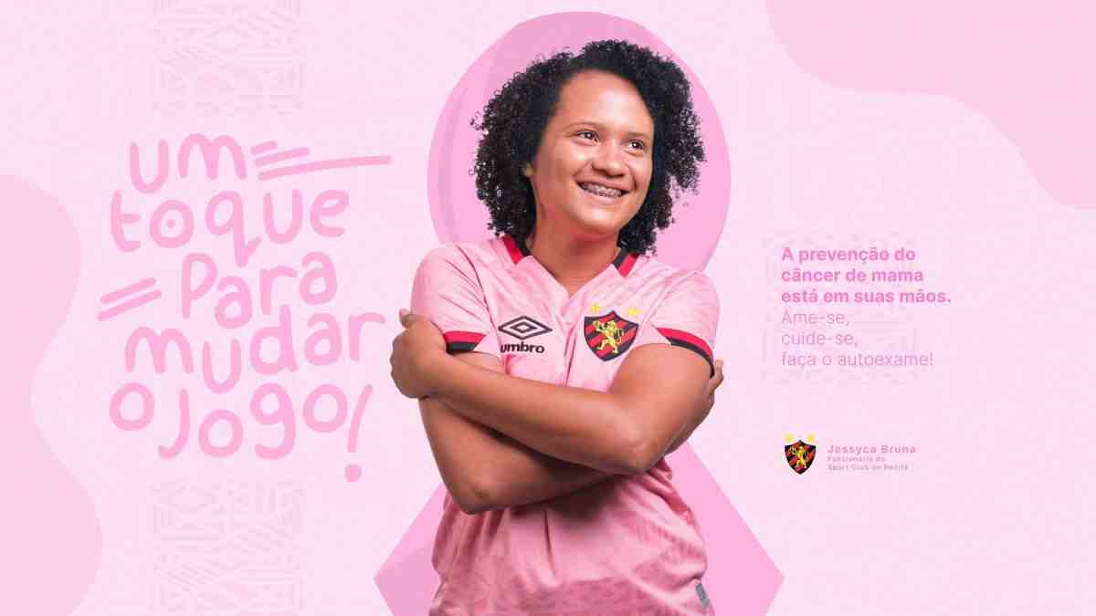 Outubro Rosa: pelo 3º ano consecutivo, Sport lança camisa como forma de conscientização ao câncer de mama